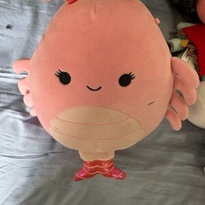 Cute pink shrimp Squishmallow